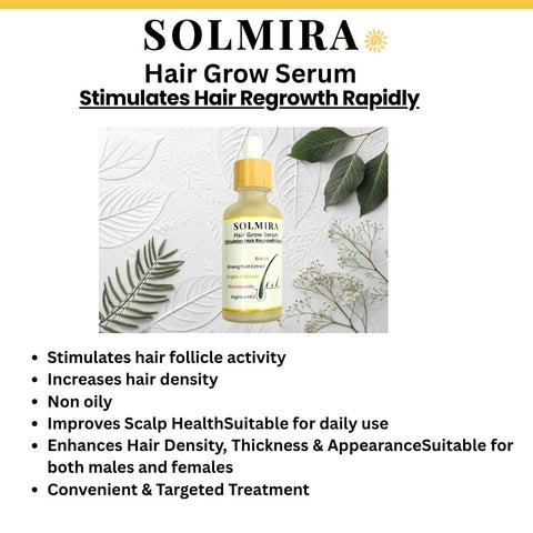 Rapid Hair grow Serum 50ml SOLMIRA ( Non Oily)