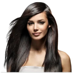 Clip in Extensions ( Human Hair) Light black 100g