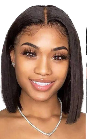 Bob Lace Frontal Wig Light Black