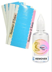Hair Tape 60 & Remover 30ml Combo