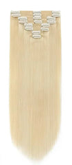 Clip In Hair Extensions Blonde #613 Single Drawn