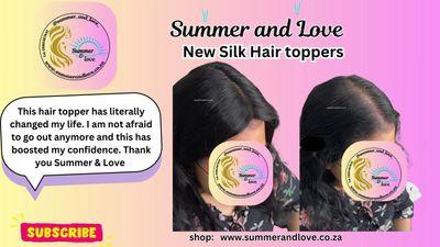 Human Hair Topper (  silk topper)