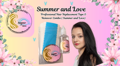 Summer & Love Professional Hair Extension Tape Combo Pack