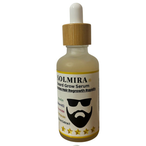 Rapid Beard grow Serum 50ml SOLMIRA ( Non Oily)