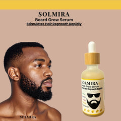 Rapid Beard grow Serum 50ml SOLMIRA ( Non Oily)