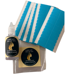 Pro High Strength Hair Replacement Tape 60 & Remover Combo( Great Beauty)