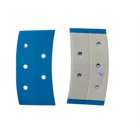 Pro. Hair Tapes Curved 2.2cm x 4cm (Summer & Love) 36 Pieces Blue