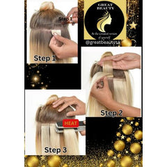 Hair Tape 120 Strips (Ultra Strong hold)